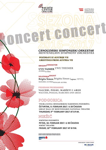 Koncert Crnogorskog simfonijskog orkestra 