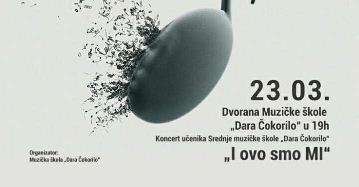 Koncert učenika srednje muzičke škole „Dara Čokorilo“