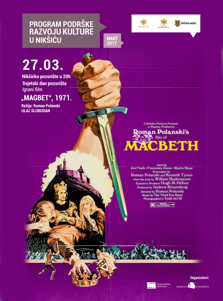 Povodom Svjetskog dana pozorišta - film The Tragedy of Macbeth 