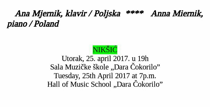 Koncert horske muzike u Pozorištu