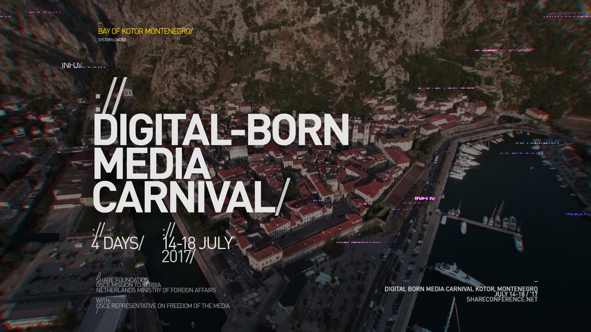 Prijavite se za Digital-born Media Carnival ovog jula u Kotoru
