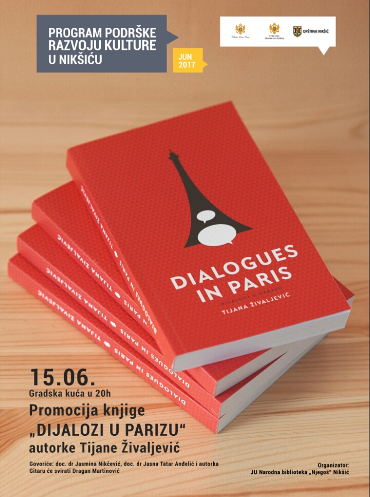 Promocija knjige „DIJALOZI U PARIZU“ 