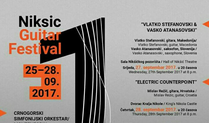 Dvanaesto izdanje Međunarodnog festivala gitare Nikšić 2017 