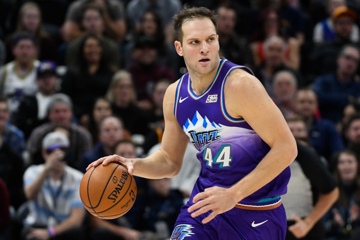 Bojan Bogdanovic leads balanced Utah Jazz offence to fifth straight victory