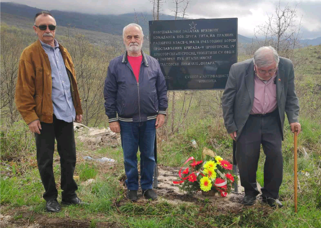 UBNOR i antifašisti Nikšića obišli partizanko spomen-obilježje