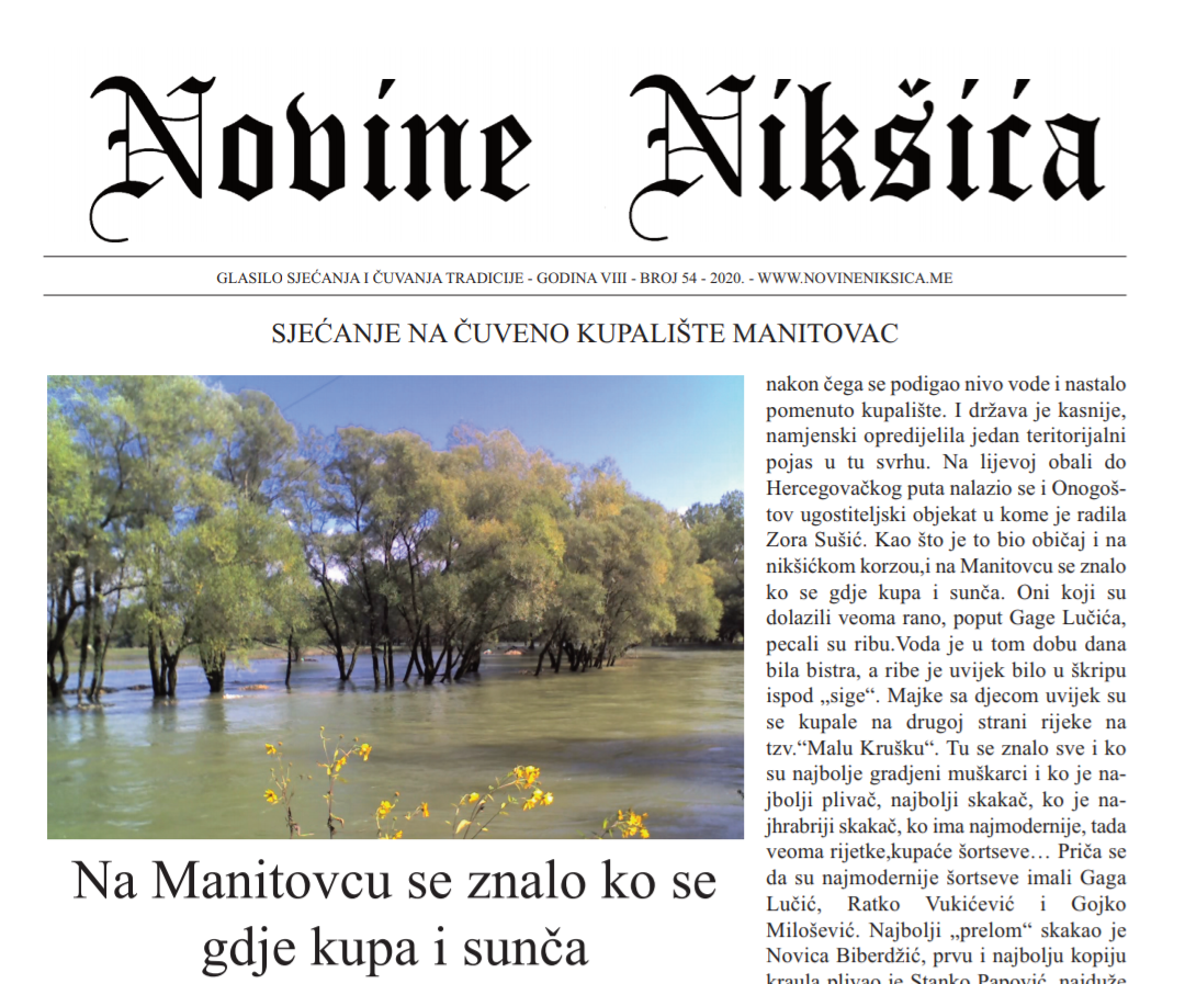 Izašao novi broj Novina Nikšića