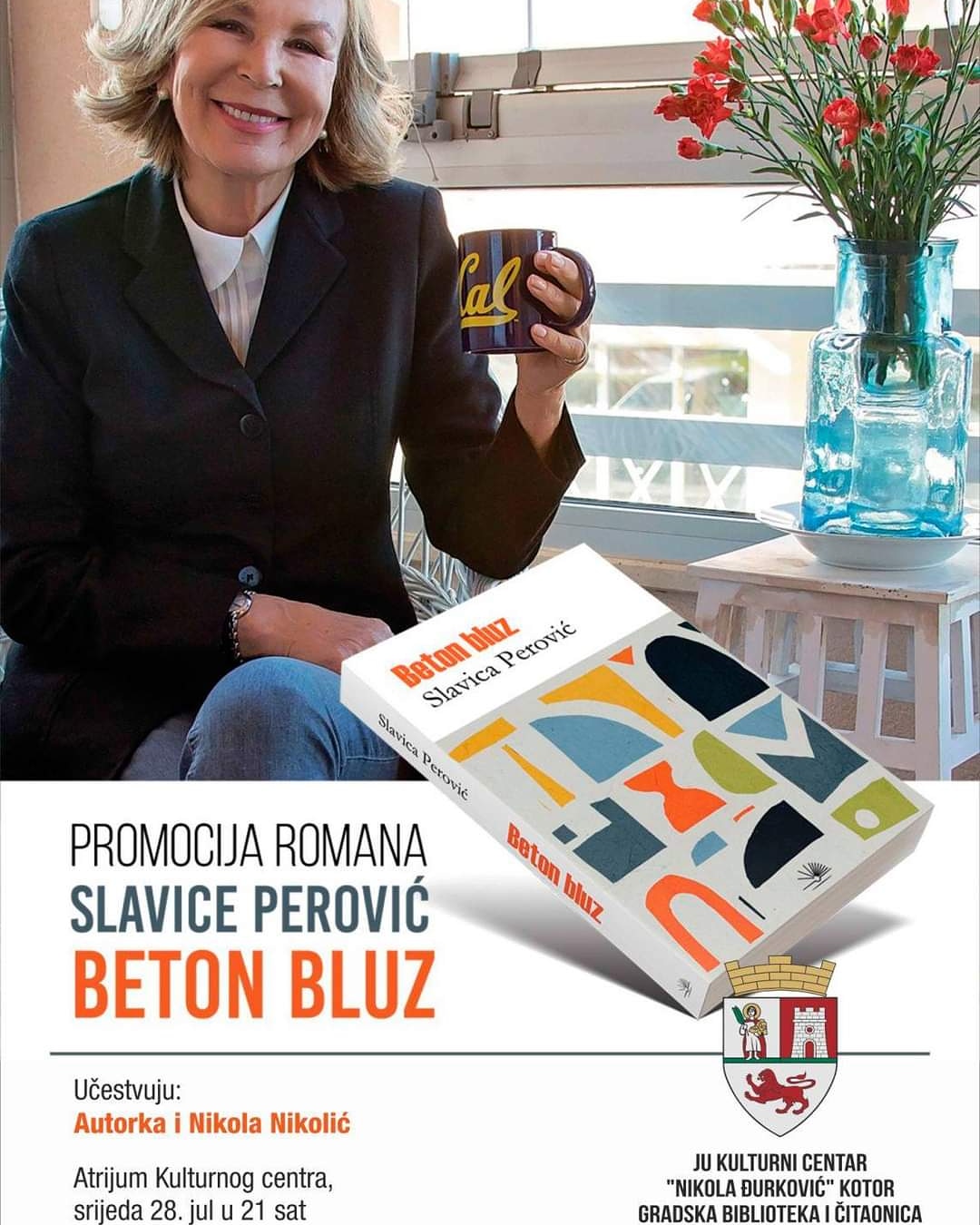 Promocija novog romana prof. dr Slavice Perović „Beton bluz“