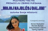 Promocija zbirke poezije „Mojoj najbližoj daljini“, autorke Sonje Milatović