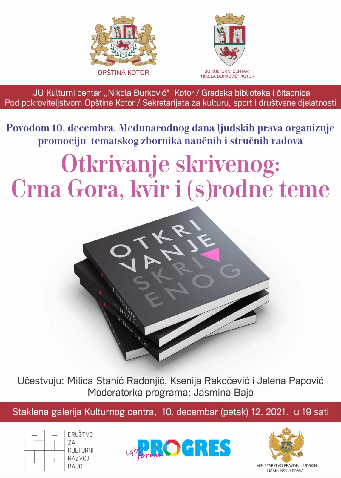 Promocija zbornika ,,Otkrivanje skrivenog: Crna Gora, kvir i (s)rodne teme’
