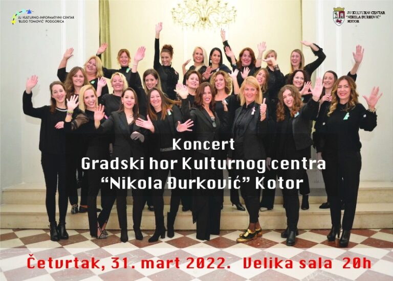 KONCERT KOTORSKOG GRADSKOG HORA U PODGORICI