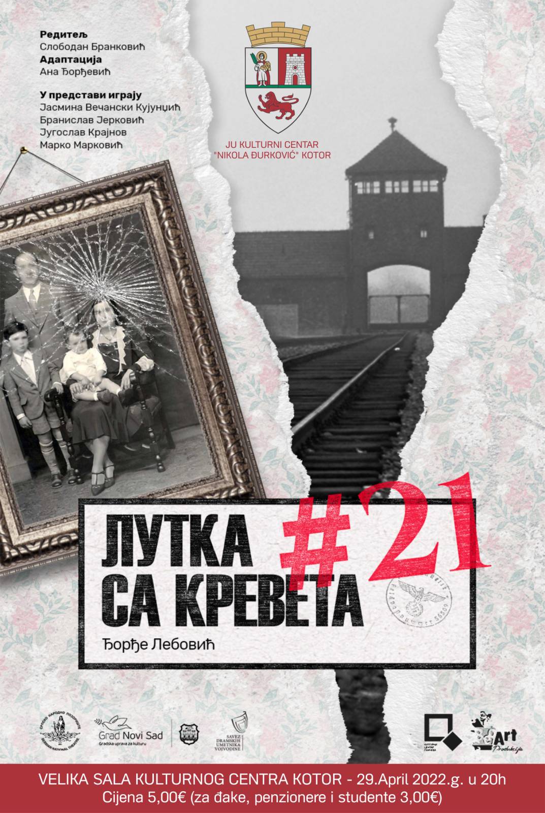 “LUTKA SA KREVETA #21”  ZA KRAJ GOSTOVANJA   BEOARTA U KOTORU