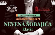 U Koncertnoj sali muzičke škole Dara Čokorilo, koncert pijaniste Nevena Šobajića