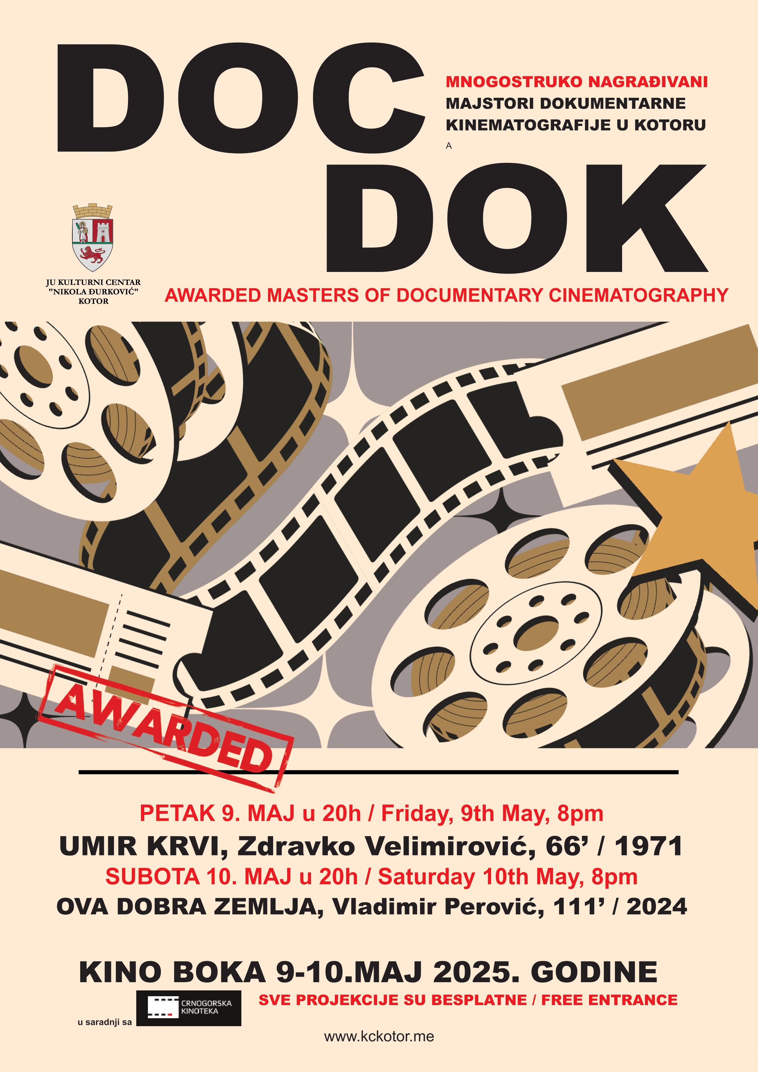 DOC DOK – REVIJA DOKUMENATRNIH FILMOVA U KINU “BOKA”