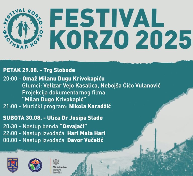 Korzo 2025: Omaž Dugu, pa veče emocija uz Osvajače i Hari Mata Harija