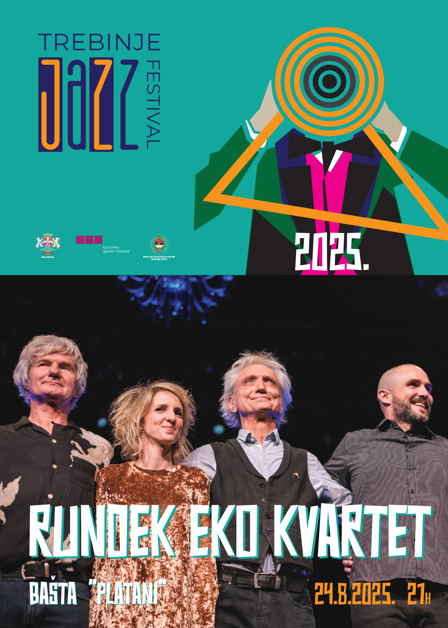Koncertom “Rundek eko kvarteta”, u nedjelju, 24. avgusta u 21 čas u bašti hotela “Platani” počinje četvrti po redu “Trebinje džez festival”