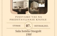 Promocija knjige HOTEL ONOGOŠT (1955 - 2025)