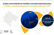 Otvoren javni poziv opštinama za unapređenje komunikacije o evropskim integracijama