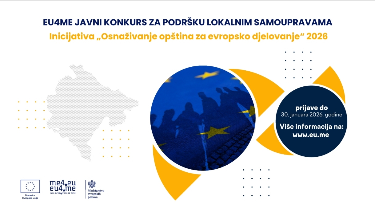 Otvoren javni poziv opštinama za unapređenje komunikacije o evropskim integracijama