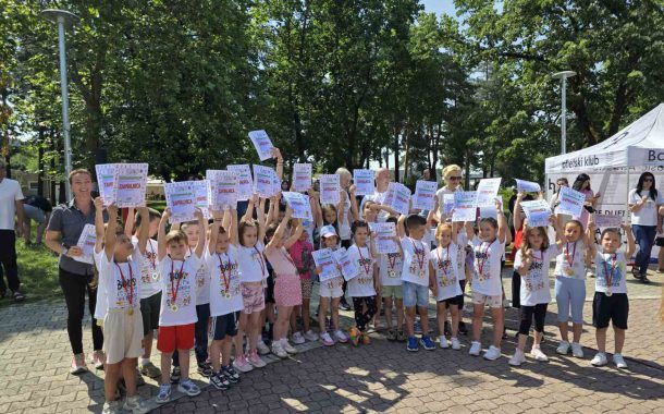 U Gradskom parku u Nikšiću pod pokroviteljstvom Crnogorskog olimpijskog komiteta obilježen OLIMPIJSKI DAN