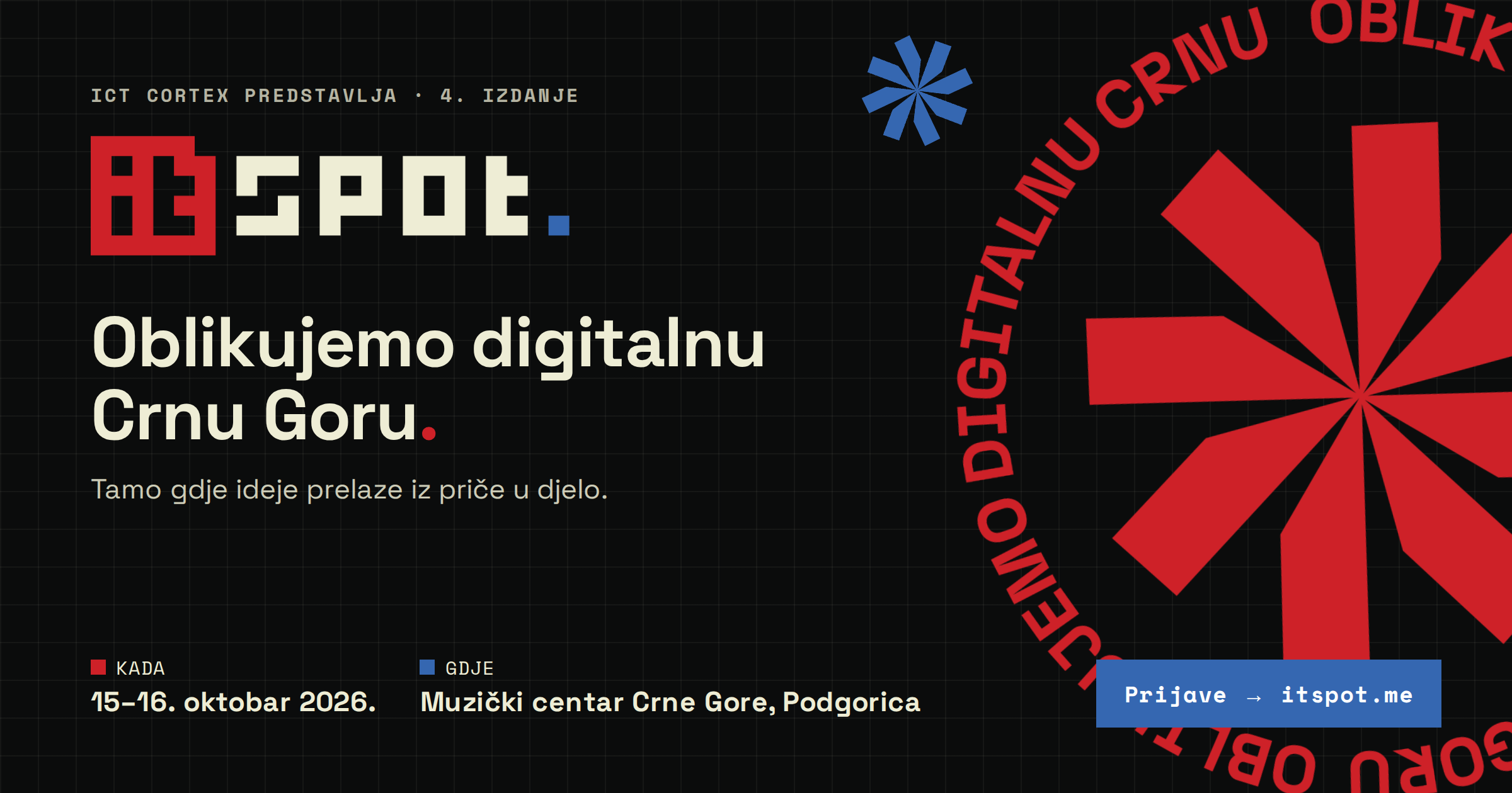 IT SPOT 2026: Digitalna ekonomija kao razvojna šansa Crne Gore